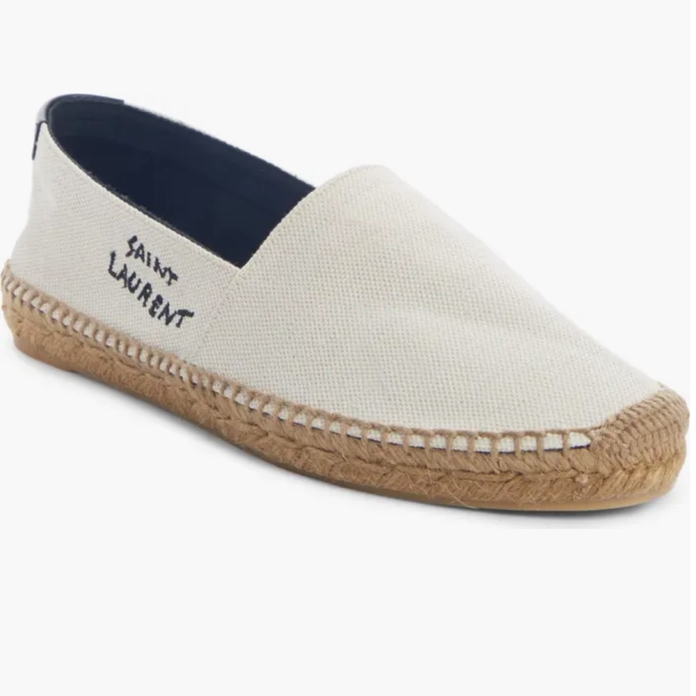 Saint Laurent Monogramme Logo Espadrille